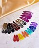 Jewelz Set Of 25 Shimmered Hair Clips - Multi Colour