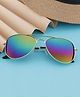 Passion Petals Unisex Kids UV Protected Aviator Sunglasses For Age 3-10 Years With Case - Rainbow