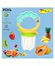 Joy Buzz Rattle style Food & Fruit Nibbler Cum Pacifier  - Green