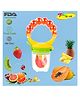 Joy Buzz Rattle style Food & Fruit Nibbler Cum Pacifier  - Orange