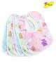 Joy Buzz Cotton Bibs with Snap Button - Pack of 6