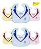 Joy Buzz Cotton Bibs with Snap Button - Pack of 6