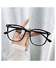 SYGA Anti-Blue Light Radiation Flat Glasses For Women(Glossy black)