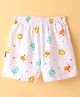 Child World Interlock Knit  Shorts  Fox Print - Pink