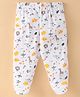 Child World Interlock Knit Bootie Legging Animal Print - White