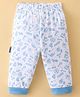 Child World Interlock Full Length Lounge Pant Kites Print - Blue & White