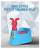 Robbox Toilet Trainer Baby Potty Seat Caterpillar With Removable Bowl & Closing Lid Potty Seat- Red & Blue