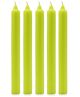 True Decor Yellow Candles with Burn Time 4 Hrs- Pack of 20