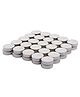 True Decor 2.5-3 Hours Burning White Paraffin Wax Unscented Tealight Candles- Set of 50