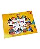 Fingo Brain Kindergarten Drawing [A]  Book with crayons Activity + Colouring - English