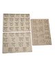 Fingo Brain Combo Pack Set of 3 Boards Wooden Varnamala Board and Vayanajan Tracing Board with Dummy pencil in Leaser Cut - Brown