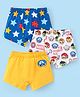 Babyhug Marvel 100% Cotton Knit Briefs with Avengers Graphics Pack of 3 - Multicolour