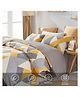 Filymore Geometric Design triangle Printed Single Bedsheet With 1 Pillow Covers 