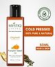 Mystiq Living Pumpkin Seed Oil for Hair Growth 100% Pure Cold Pressed Carrier Oil for Hair, Skin 50ml