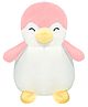 FunBlast Cute Fluffy Penguin Soft Toy for Kids  (Pink)- 6 Inches