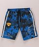 Pine Kids Disney Terry Above Knee Length Tie & Dye Shorts With Lion King Graphics - Blue