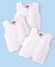 Babyhug 100% Cotton Woven Sleeveless Front Open Jhablas Solid Colour Pack Of 3 - Multicolor