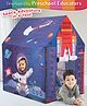 Intelliskills Premium Foldable Space Rocket Adventure Tent | Portable Playhouse | Easy to Assemble & Lightweight Kids Tent House | Imaginative Play, Space Adventure | Multicoloured | Ideal for Gifting | BIS Certified