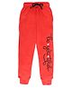 Forever Kids Cotton Looper Be You Text Printed Joggers -  Red