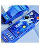 Elecart Astronaut Space-Suit Multi-Functional Pop out Pencil Case with with Sharpener, Password Lock, Schedule, Whiteboard - Blue