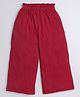 Aww Hunnie Cotton Lurex Ribbed Pajama - Maroon