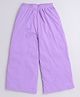 Aww Hunnie Cotton Lurex Ribbed Pajama - Mauve Purple