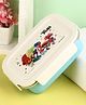 Servewell Bite Single Wall Lunch Box & Container Free  Trolls Print - White & Green