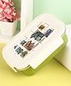Servewell Bite Single Wall Lunch Box & Container Jurassic World Print - Green