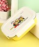 Servewell Bite Single Wall Lunch Box & Container Minions Print - Yellow