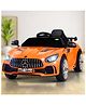 Baybee Spyder Rechargeable Battery Operated Car for Kids, Ride on Toy Kids Car with Bluetooth & Music | Baby Big Electric Car | Battery Car for Kids (Orange)