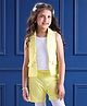 Mark & Mia Sleeveless Above Knee Length Solid Color Party Suit - Yellow