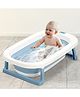 Baybee Jolly Foldable Kids Bath Tub for Baby Mini Swimming Pool for Kids Bathtub for Baby with Anti Skid Base & Drainer | Baby Bath tub for Kids (Blue)