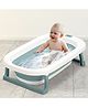 Baybee Jolly Foldable Kids Bath Tub for Baby Mini Swimming Pool for Kids Bathtub for Baby with Anti Skid Base & Drainer | Baby Bath tub for Kids (Green)