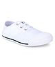 CHamps SHOES Solid Detailed Lace Tie Up School Shoes - White
