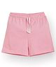 Anthrilo Cotton Solid Shorts - Pink