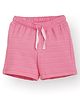 Anthrilo Cotton Self Designed Shorts - Pink