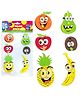 FunBlast Fruit Theme Foam Stickers for Kids  Multicolor