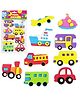 FunBlast Vehicle Theme Foam Stickers for Kids  Multicolor
