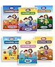 Jumbo A4 Size Colouring Books for Kids Pack of 6 - English