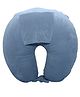 VOIDROP Baby Breast Feeding Pillow, Nursing Pillow U Shaped Pillow Helper for Mother and Baby Pillow with Detachable Cover Cotton Pack of 1 Blue (55L x 60W x 8H Centimeters)