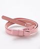 Pine Kids Belt with Buckle Lock - Pink