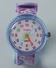 Babyhug Analog Watch With Unicorn Print - Purple