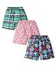 Babyhug Marvel Cotton Knit With Avengers Print Boxers Pack of 3 - Multicolour