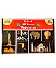 Learning Dino World Kit - World GK Picture Book For Kids and World country Flashcards with world Map