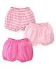 Babyhug 100% Cotton Bloomer Polka Dot Print Pack of 3 -Pink