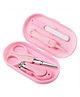 DOMENICO Portable Baby Care Grooming Kit Pack of 4 - Pink