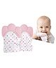 DOMENICO Silicone Teether Mitten Glove - Pink pack of 2
