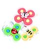 ADKD Spinners Toy Waterproof Suction Cup Spinning Top Rotating For Boys Girls Pack of 3 - (Random Design)