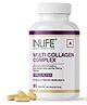 INLIFE Multi Collagen Complex Tablets | 5 Types  Peptides I, II, III, V & X with Biotin, Hyaluronic Acid, Piperine for Skin and Hair | Collagen Powder Supplements - 90 Tablets
