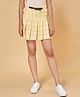 Coolsters by Pantaloons Checked Cotton Skirt - Yellow